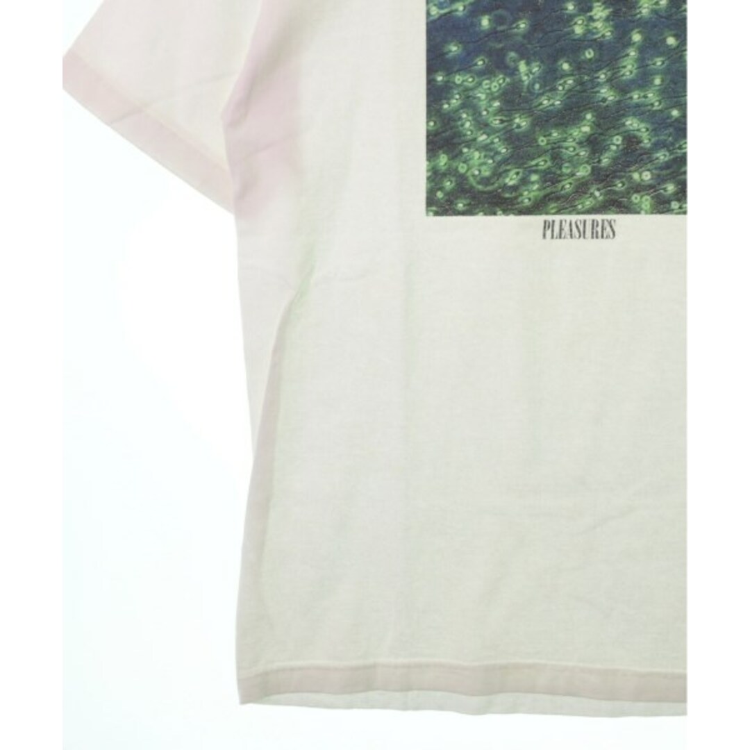 PLEASURES(プレジャー)のPLEASURES プレジャーズ Tシャツ・カットソー M 白 【古着】【中古】 メンズのトップス(Tシャツ/カットソー(半袖/袖なし))の商品写真