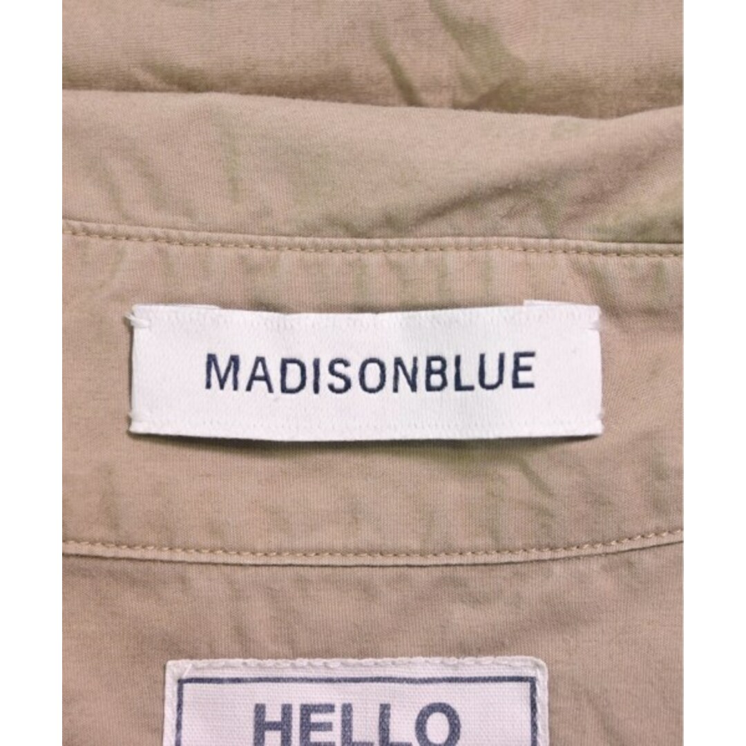MADISONBLUE(マディソンブルー)のMADISON BLUE マディソンブルー カジュアルシャツ XS ベージュ 【古着】【中古】 レディースのトップス(シャツ/ブラウス(長袖/七分))の商品写真