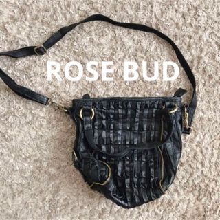 ローズバッド(ROSE BUD)のROSEBUD ローズバッド　レザー　バッグ(ショルダーバッグ)