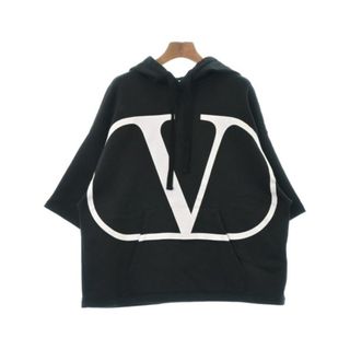 ヴァレンティノ(VALENTINO)のVALENTINO ヴァレンティノ パーカー XS 黒 【古着】【中古】(パーカー)