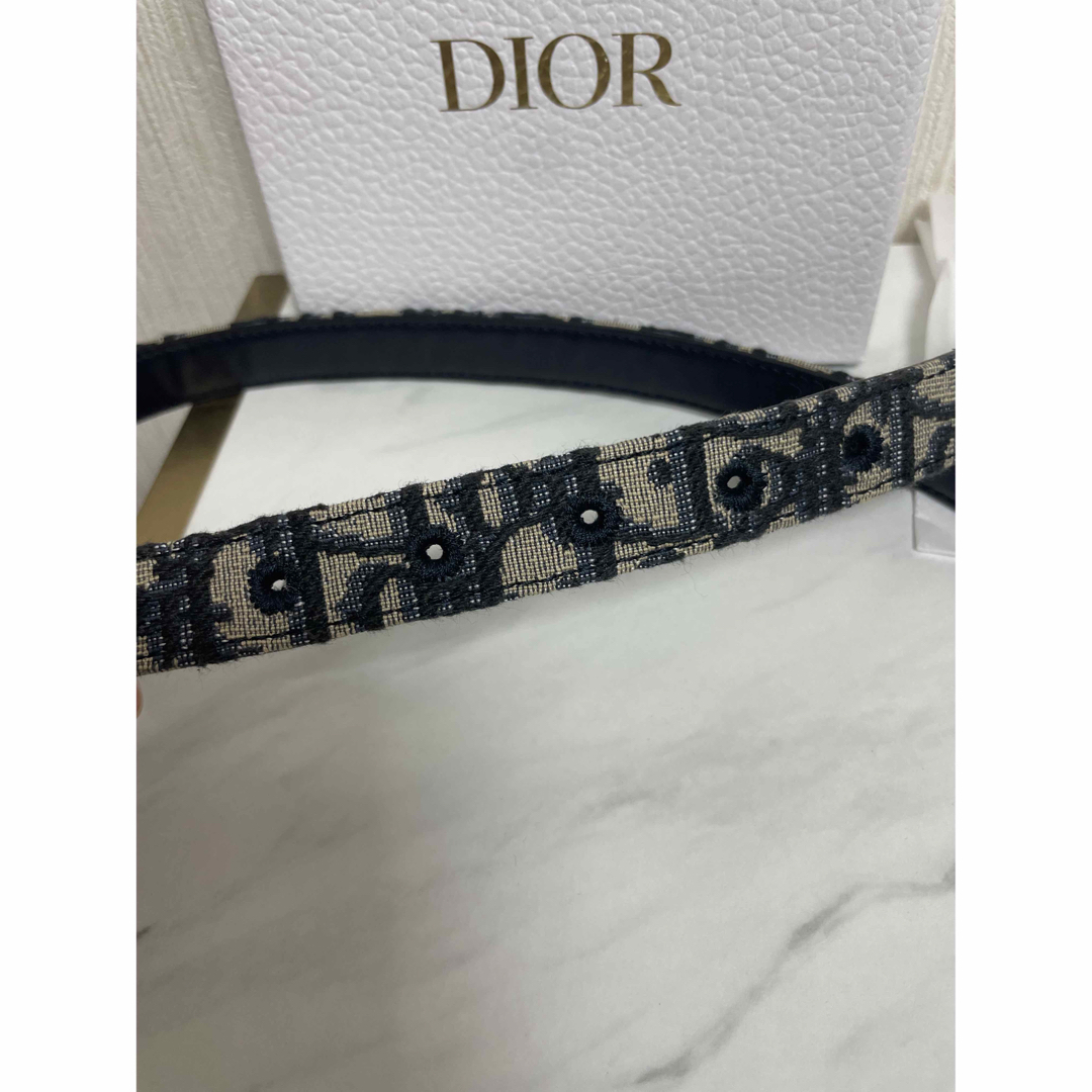 Christian Dior(クリスチャンディオール)のDior SADDLE ベルト 20mm ディオール オブリーク ジャカード レディースのファッション小物(ベルト)の商品写真