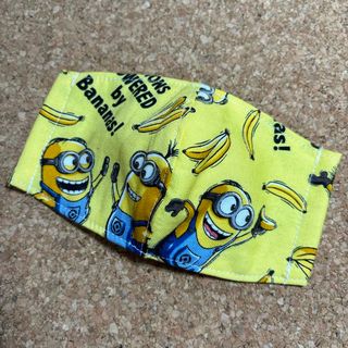 ミニオン　幼児　マスク　ハンドメイド(外出用品)