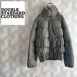 ダブルスタンダードクロージング(DOUBLE STANDARD CLOTHING)の【ダブルスタンダードクロージング】襟ファー ダウンジャケット 緑カーキ(ダウンジャケット)