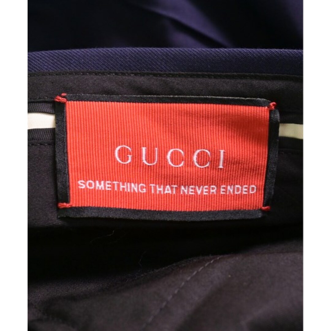 Gucci(グッチ)のGUCCI グッチ スラックス 48(L位) 紺 【古着】【中古】 メンズのパンツ(スラックス)の商品写真