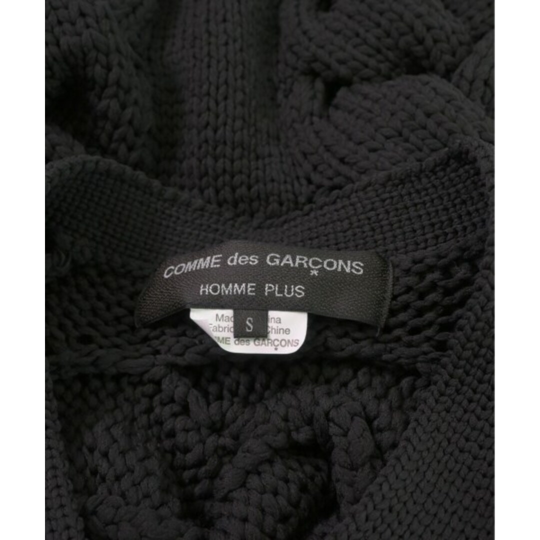 COMME des GARCONS HOMME PLUS(コムデギャルソンオムプリュス)のCOMME des GARCONS HOMME PLUS カーディガン S 黒 【古着】【中古】 メンズのトップス(カーディガン)の商品写真