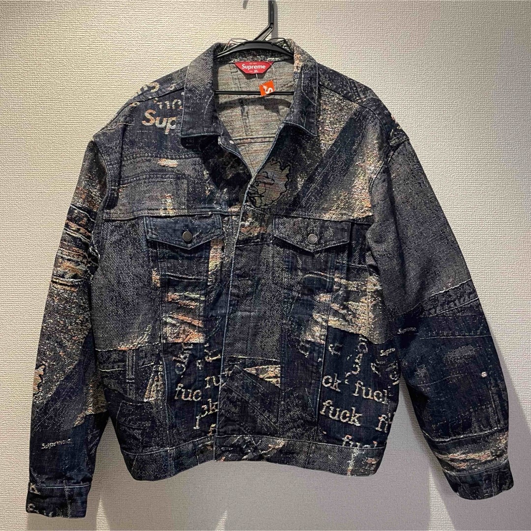 Supreme(シュプリーム)のSupreme Archive Denim Jacquard Jacket メンズのジャケット/アウター(Gジャン/デニムジャケット)の商品写真