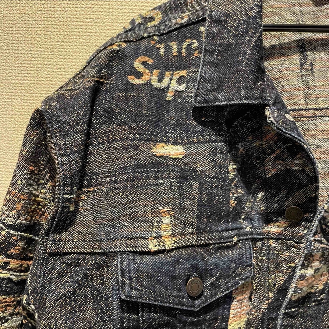 Supreme(シュプリーム)のSupreme Archive Denim Jacquard Jacket メンズのジャケット/アウター(Gジャン/デニムジャケット)の商品写真