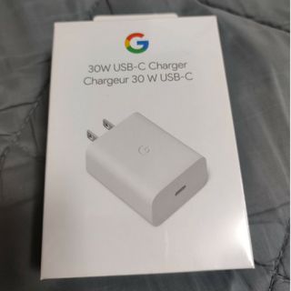 グーグル(Google)のgoogle 純正USB充電器 type-C 30W(バッテリー/充電器)