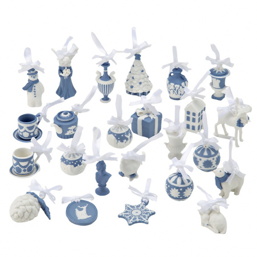 WEDGWOOD(ウェッジウッド)の新品★ ウエッジウッド　ホリデー　アドベントカレンダー　クリスマス　オーナメント インテリア/住まい/日用品のインテリア小物(置物)の商品写真