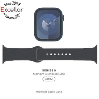 ビッグアップル(bigapple)のAPPLE　Apple Watch Series 9 GPS+Cellularモデル 41mm MRHT3J/A　ミッドナイトスポーツバンド M/L　未使用(腕時計(デジタル))