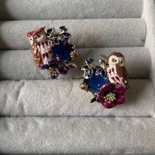 レネレイド(Les Nereides)のおようさん専用　レネレイド　ピアス　フクロウ(ピアス)