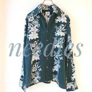 S　NEEDLES 23SS　フローラル　ワンナップシャツ　新品　開襟シャツ