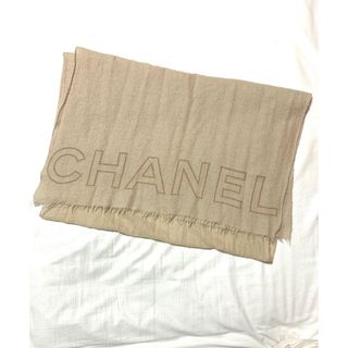 シャネル(CHANEL)のCHANEL ストール　シャネル　ベージュ　マフラー　ショール　(ストール/パシュミナ)