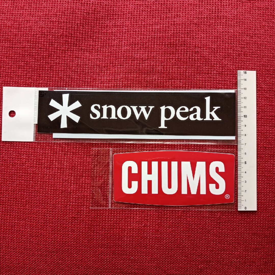 Snow Peak(スノーピーク)のチャムス スノーピーク ステッカー正規品 スポーツ/アウトドアのアウトドア(その他)の商品写真