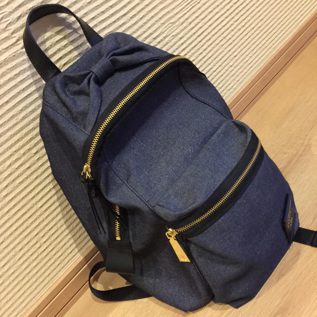 LANVIN en Bleu(ランバンオンブルー)のランバン  ラデファンスラメ シャンブレー リュック ♫ レディースのバッグ(リュック/バックパック)の商品写真