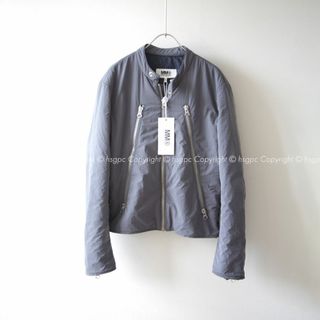 Maison Martin Margiela - MM6 パテッド 5zip ハの字 ライダース ジャケット ブルゾン パファー