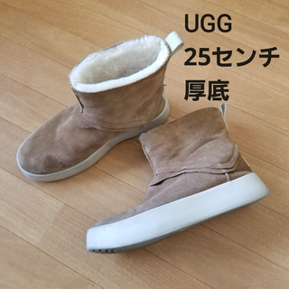 アグ(UGG)のUGG 厚底ムートンブーツ(ブーツ)