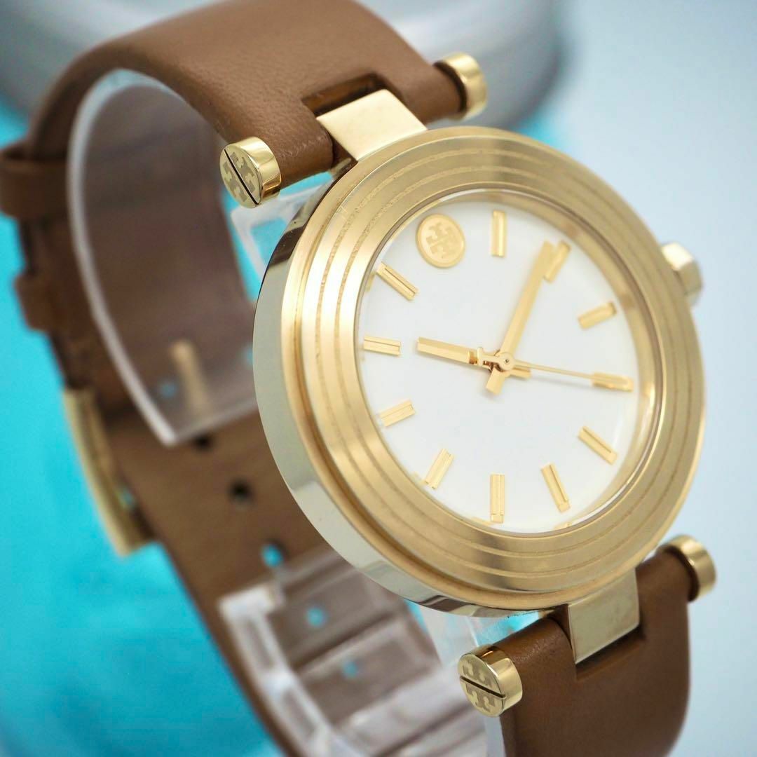 167【美品】TORY BURCH トリーバーチ時計 レディース腕時計 ゴールド