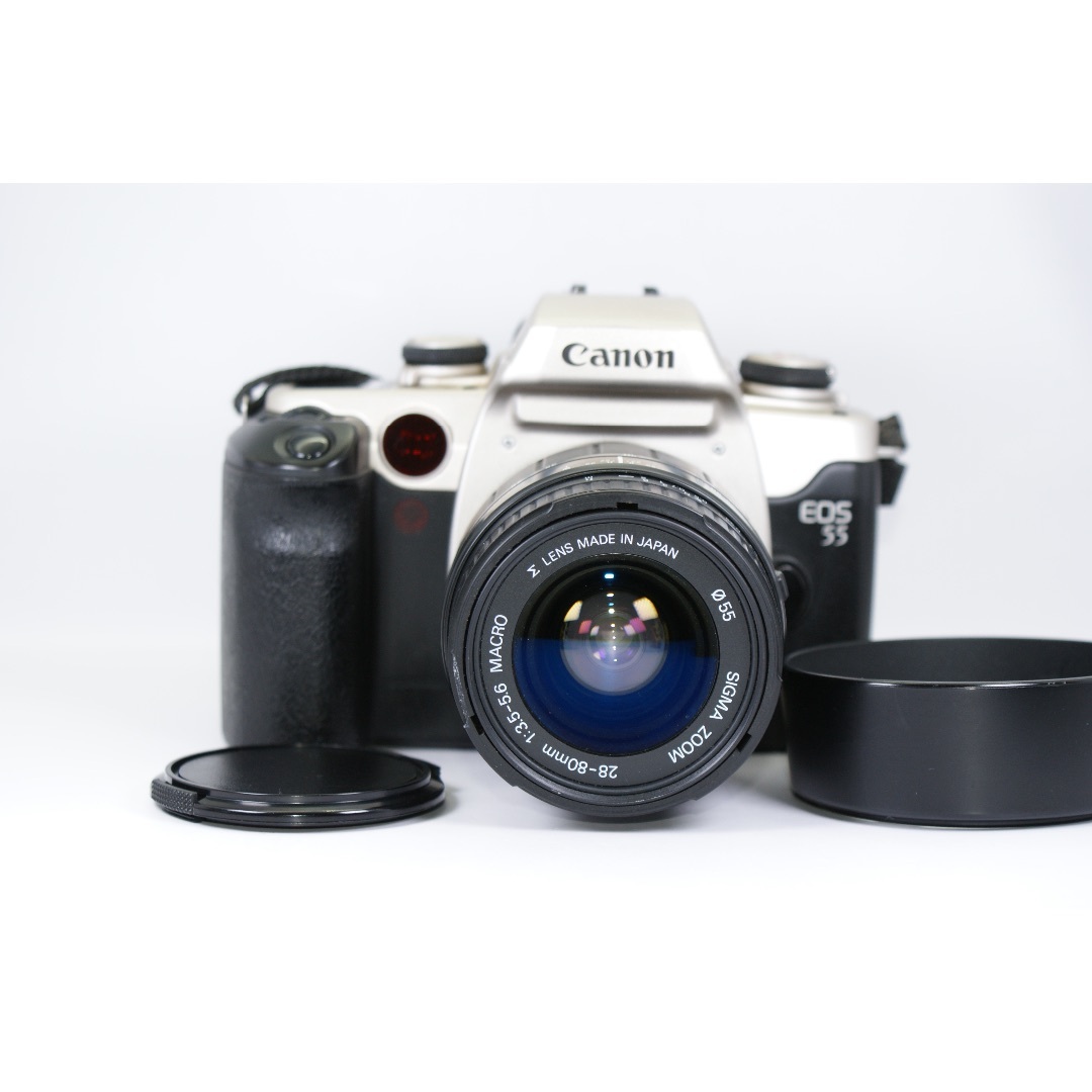 即日発送】 CANON EOS 55 フィルムカメラ レンズセット #307