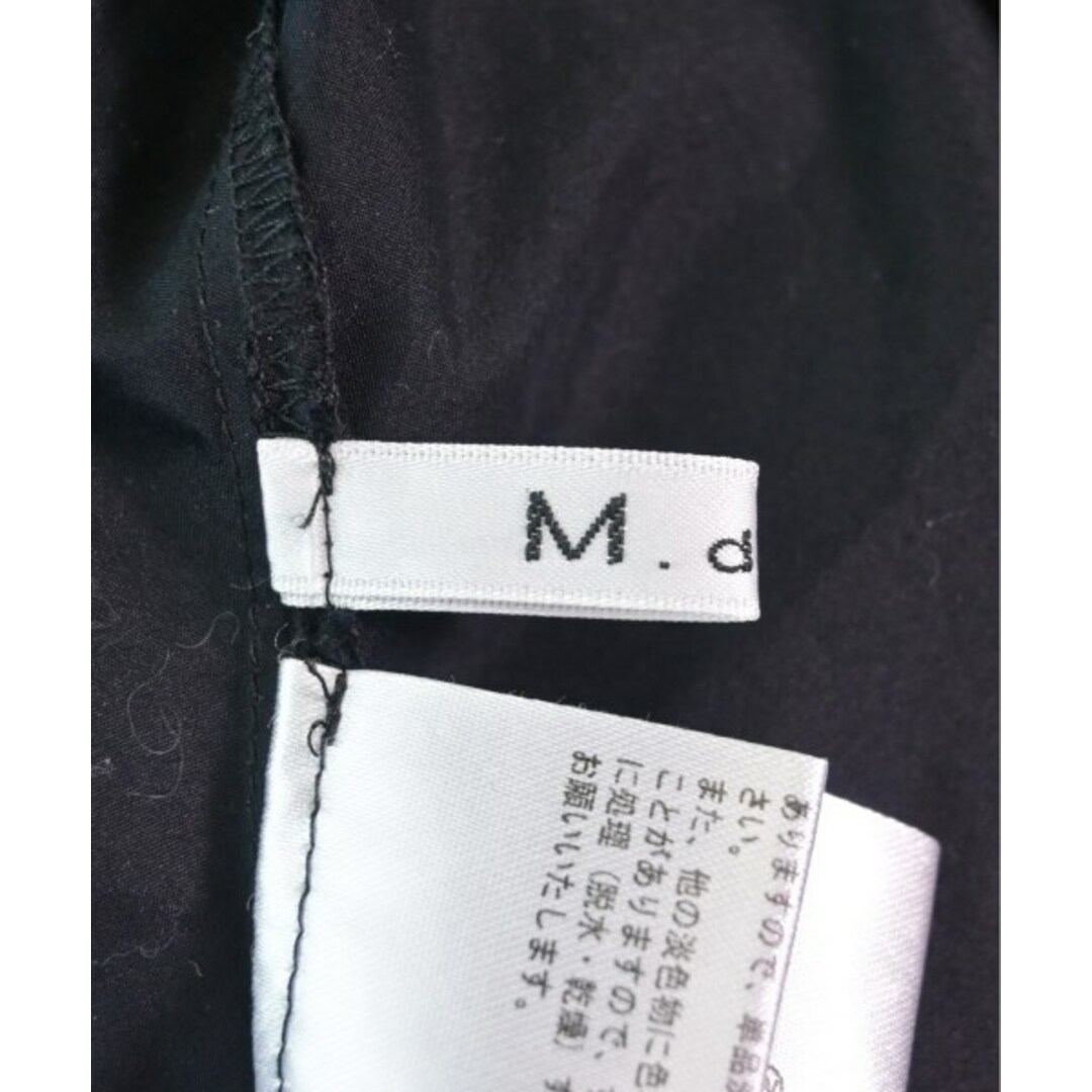 M.deux(エムドゥー)のM.DEUX エムドゥ ブラウス M 黒 【古着】【中古】 レディースのトップス(シャツ/ブラウス(長袖/七分))の商品写真