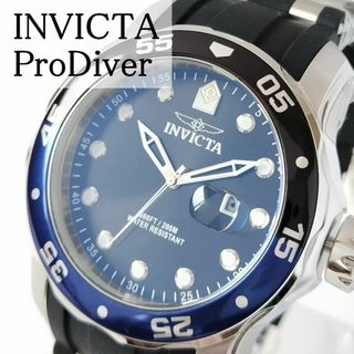 インビクタ(INVICTA)のネイビー新品未使用インビクタ シリコン黒ブラック かっこいいメンズ腕時計(腕時計(アナログ))