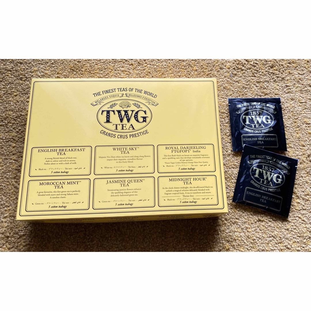 TWG TEA アソート 20個＋おまけ2個　ティーパック6種類 食品/飲料/酒の飲料(茶)の商品写真