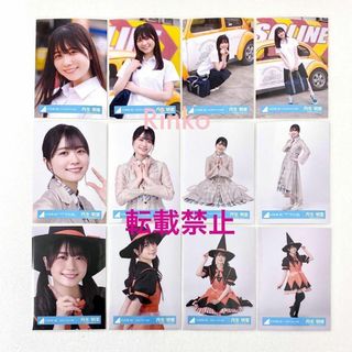 丹生明里 日向坂46 ガラス窓 ハロウィン オープニング 生写真 12種