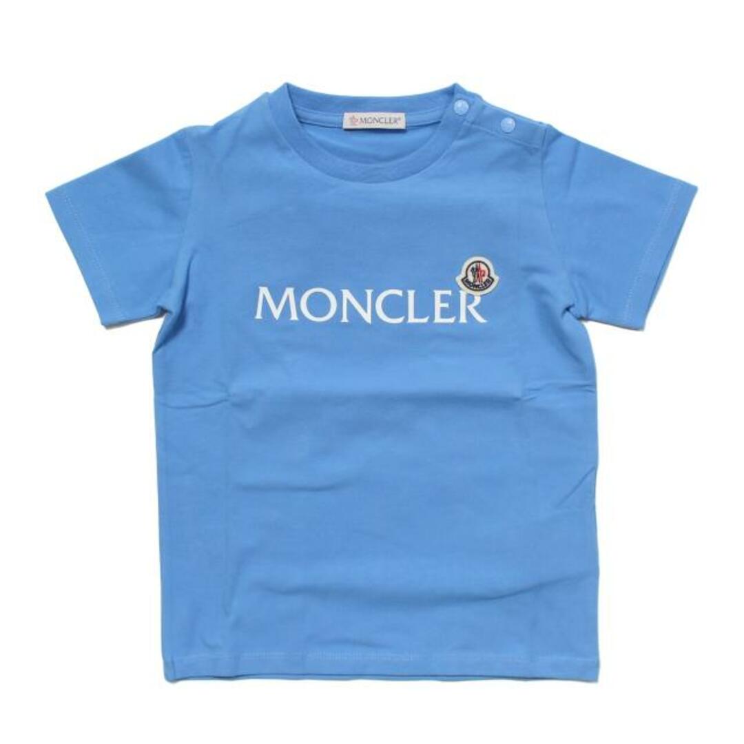 MONCLER(モンクレール)の【新品未使用】 MONCLER モンクレール Tシャツ ロゴ ベビー＆キッズ 8C00012-8790M 【12/18M/LIGHT BLUE】 その他のその他(その他)の商品写真
