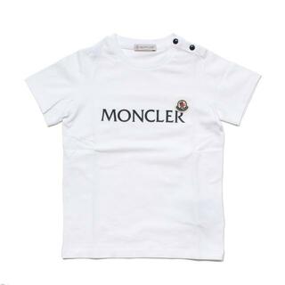 モンクレール(MONCLER)の【新品未使用】 MONCLER モンクレール Tシャツ ロゴ ベビー＆キッズ 8C00012-8790M 【2Y/WHITE】(その他)