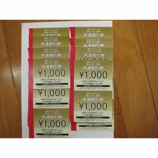 西武HD 株主優待共通割引券(1000円)×20枚(その他)