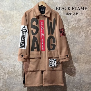 BLACK FLAME - BLACK FLAME ブラックフレイム ロングコートの通販 by