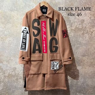 BLACK FLAME - BLACK FLAME ブラックフレイム ロングコートの通販 by