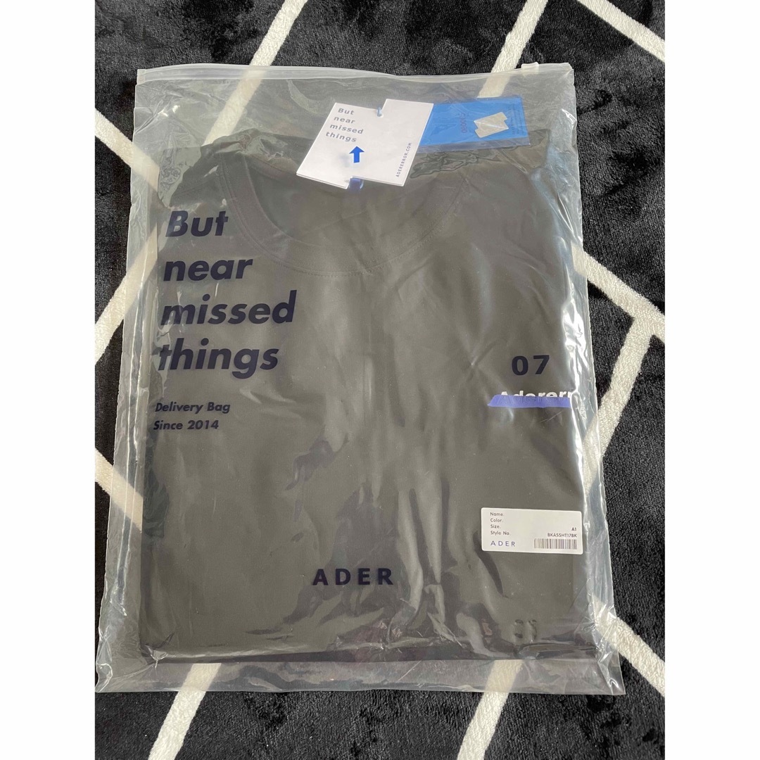 69cm身幅Tシャツ　靴下セット　adererrorアーダーエラー　黒　Tシャツ+靴下セット