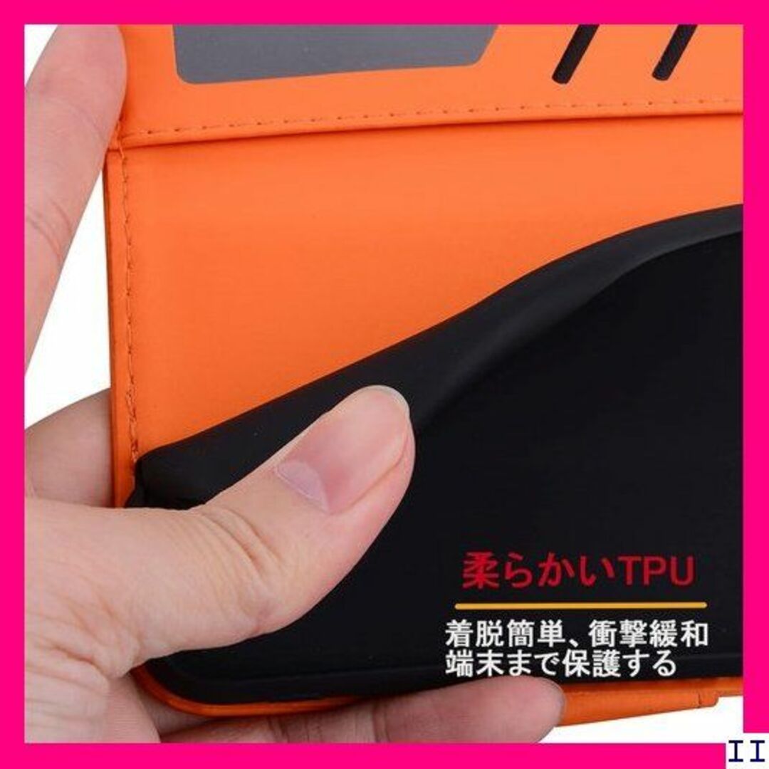 SN5 Xperia 10 III ケース手帳型 SO-5 対応 オレンジ 28 スマホ/家電/カメラのスマホアクセサリー(モバイルケース/カバー)の商品写真
