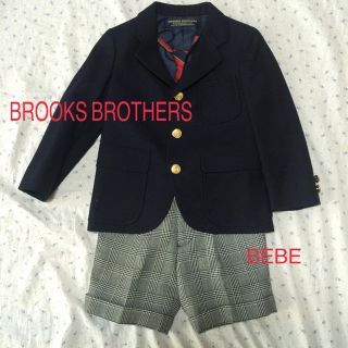 ブルックスブラザース(Brooks Brothers)の110㎝ ブルックスブラザーズ ブレザー とべべのハーフパンツ入学式(ドレス/フォーマル)