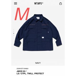 ダブルタップス(W)taps)のwtaps ダブルタップス ジャングルシャツ JMOD02 ls ネイビー(ミリタリージャケット)