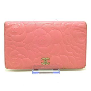 ★新品未使用★ CHANEL ナノウォレット ミニ財布 ピンクベージュ カメリア