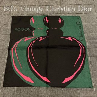 クリスチャンディオール(Christian Dior)のChristian Dior ディオール ハンカチ  POISON 香水ボトル(ハンカチ)