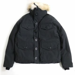 カナダグース(CANADA GOOSE)の良品◆カナダグース 3430JM ハミルトン BEAUTY&amp;YOUTH United Arrows 25th Anniversary ボタン×ZIPUP ダウンジャケット 黒 M 正規 カナダ製(ダウンジャケット)