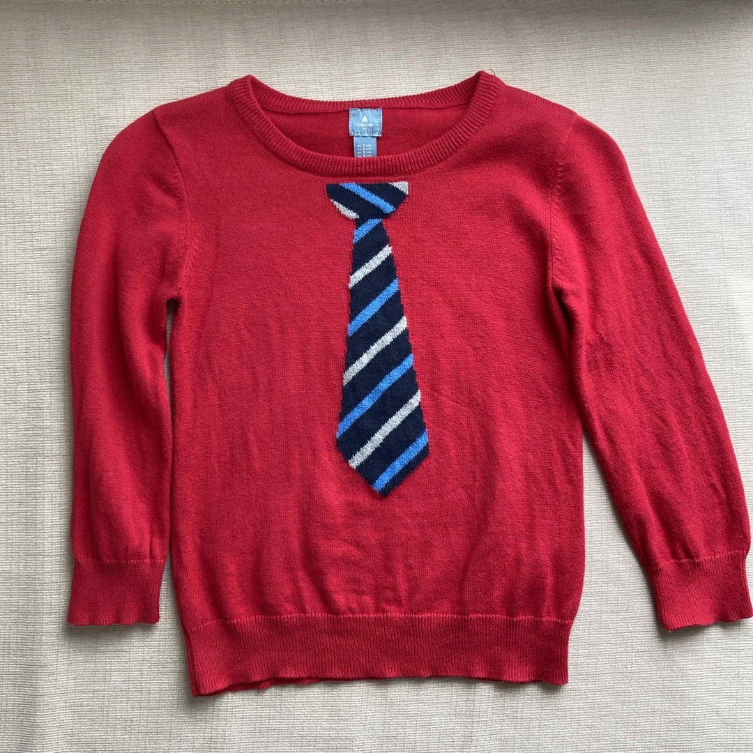 babyGAP(ベビーギャップ)のGAP 騙し絵ニット（100㎝） キッズ/ベビー/マタニティのキッズ服男の子用(90cm~)(ニット)の商品写真