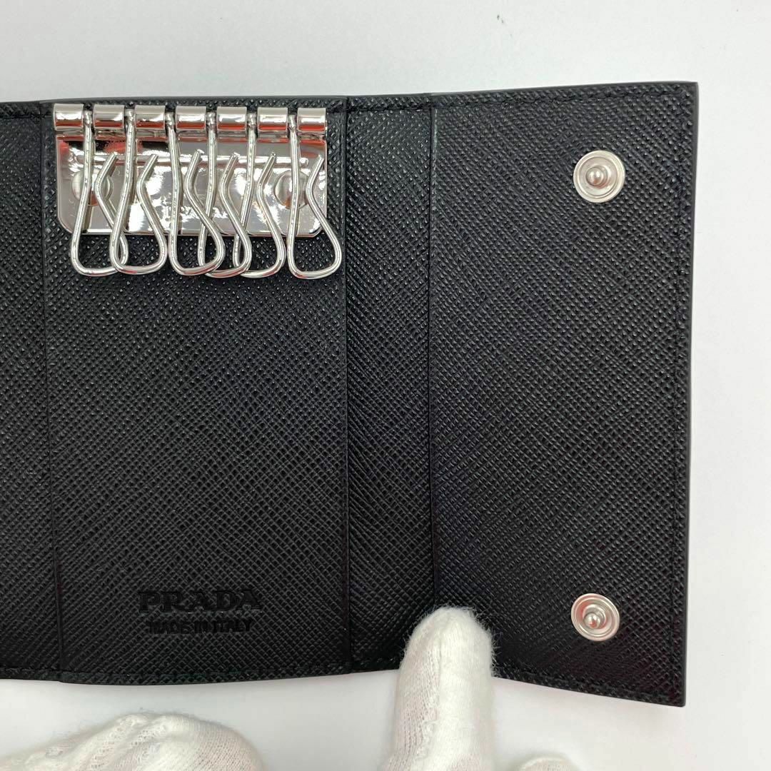 PRADA(プラダ)の新品同様☆PRADA プラダ サフィアーノメタル キーケース レザー メンズ メンズのファッション小物(キーケース)の商品写真