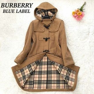 バーバリーブルーレーベル(BURBERRY BLUE LABEL)の【美品】BURBERRY BLUE LABEL ダッフルコート　ノバチェック(ダッフルコート)