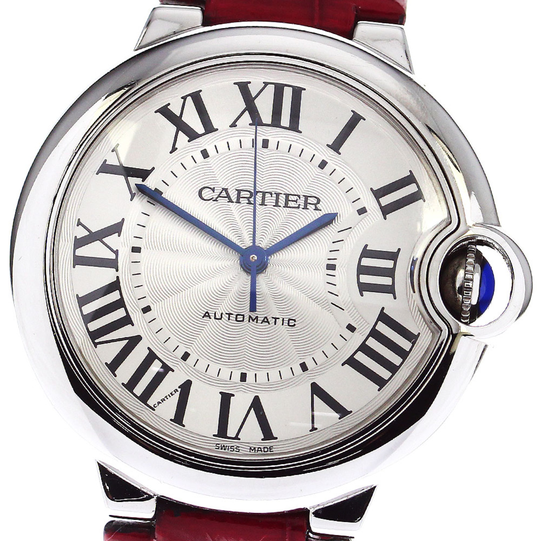 カルティエ CARTIER W69017Z4 バロンブルー 36ｍｍ 自動巻き ボーイズ 箱・保証書付き_78203916秒日OH歴