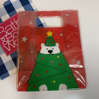 バスアンドボディーワークス(Bath & Body Works)の【新品】バスアンドボディワークス ギフトバッグ クリスマス(ポーチ)