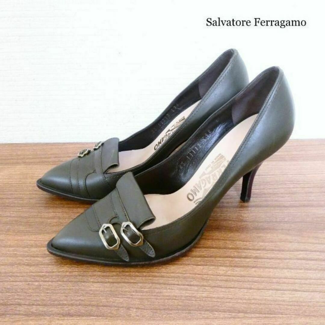 Salvatore Ferragamo - 良品 綺麗 サルヴァトーレフェラガモ レザー ...