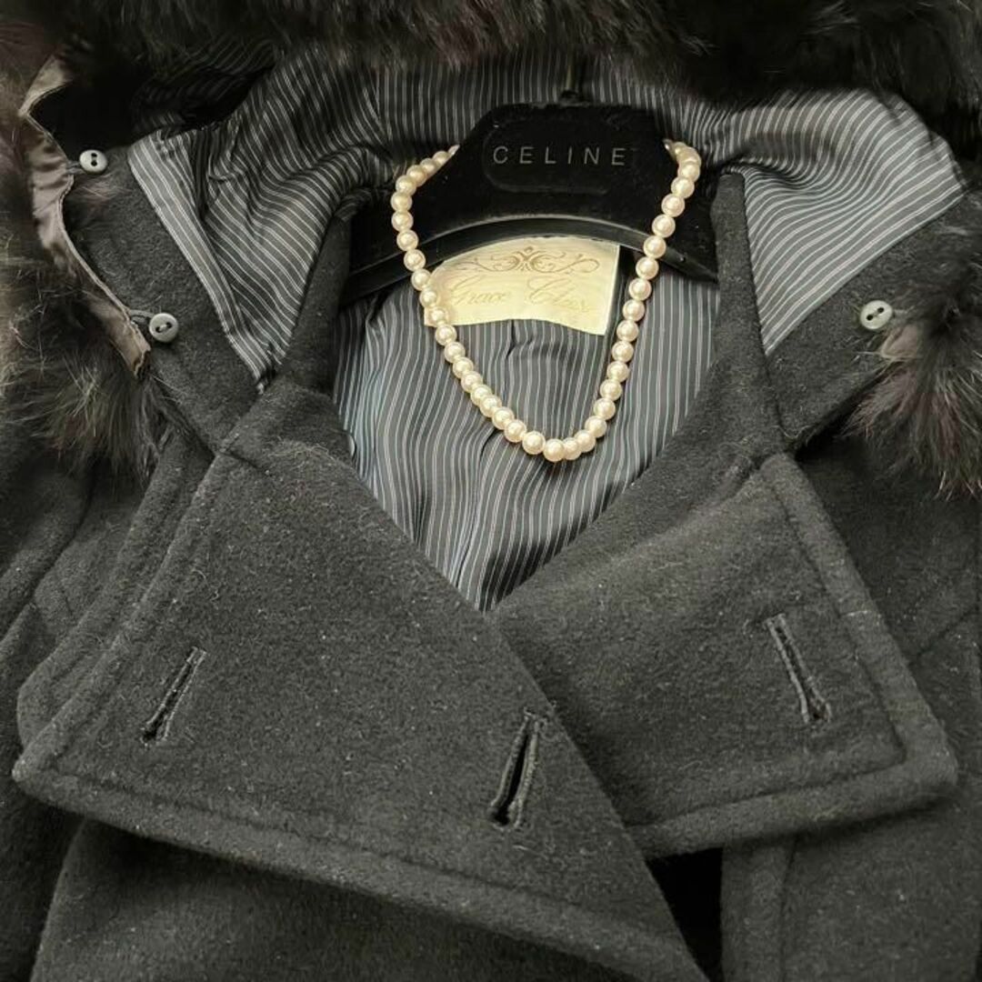 GRACE CONTINENTAL - 【美品】GRACE CONTINENTAL カシミヤ混 コート