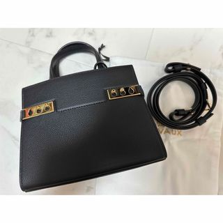 デルヴォー(DELVAUX)の【最終値下げ】デルヴォー　タンペート　クラッシュ　黒(ハンドバッグ)