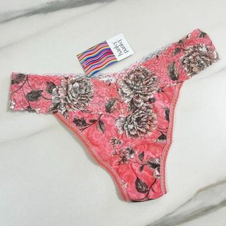 ハンキーパンキー(HANKY PANKY)の★新品★ハンキーパンキー　総レースオリジナルライズタンガ　ピンク花柄(ショーツ)