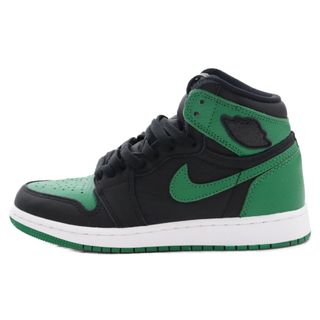 NIKE - NIKE ナイキ AIR JORDAN 1 RETRO HIGH OG GS BLACK/PINE GREEN ...