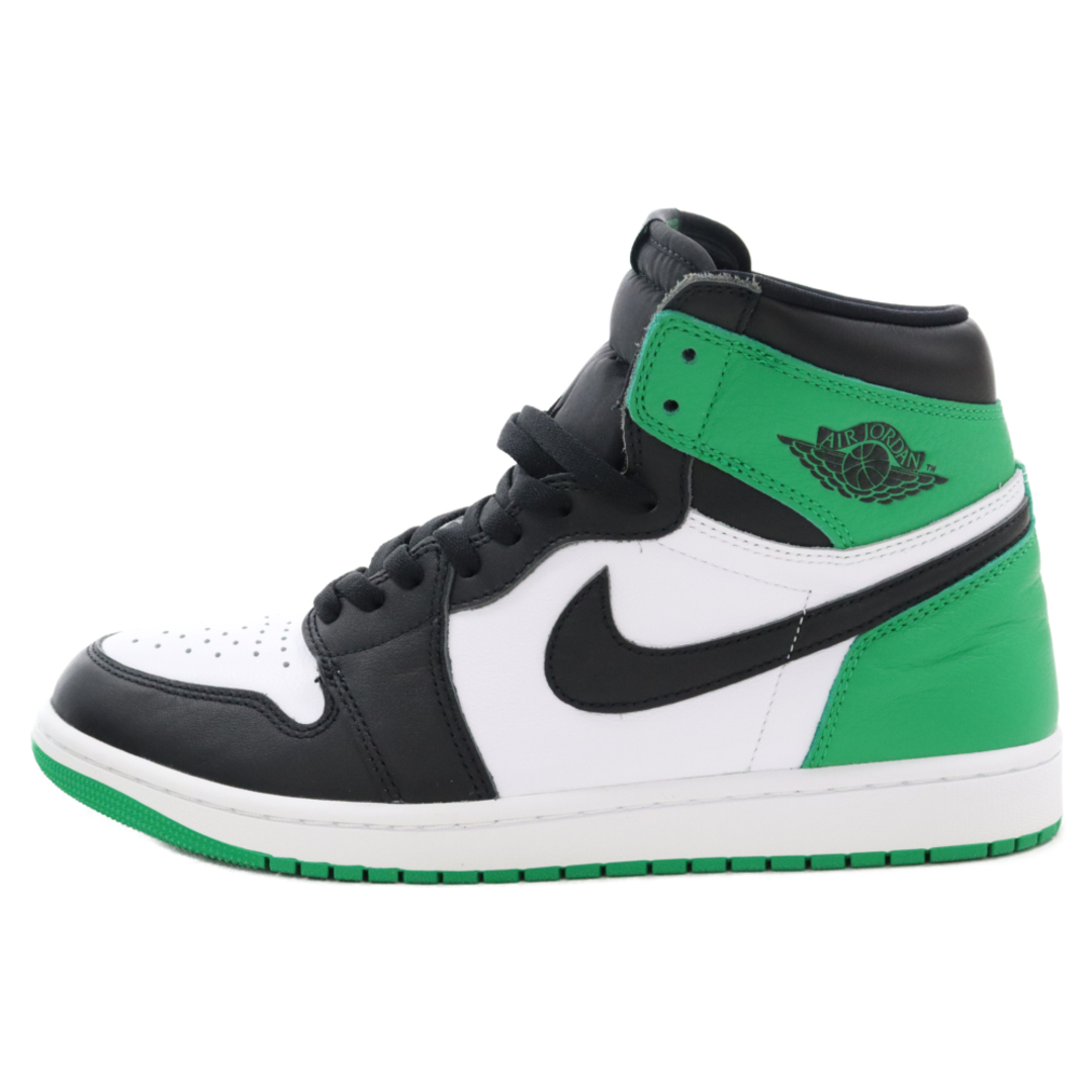 NIKE ナイキ AIR JORDAN 1 RETRO HIGH OG Black and Lucky Green エアジョーダン 1 レトロ ハイ ラッキーグリーン ハイカットスニーカー US11 DZ5485-031